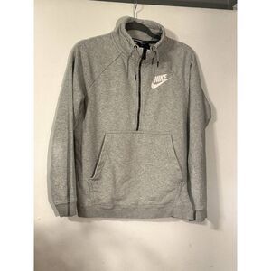 NIKE Mock Neck 3/4 zip jacket with logo Size M